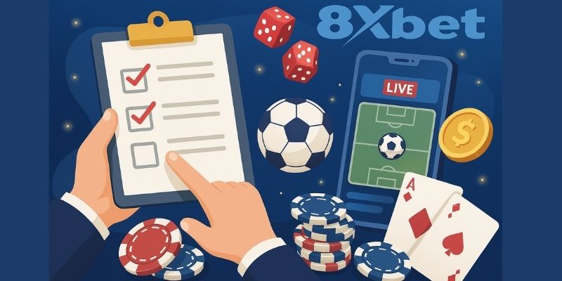Điều khoản 8XBET nêu rõ quy định đăng ký, giao dịch và quyền lợi.